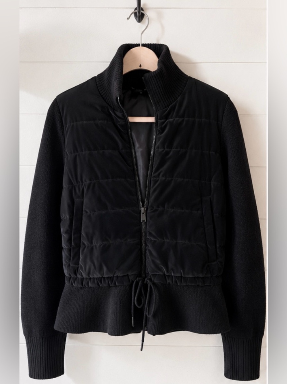 Athleta  Hanover Hybrid Jacket, BLACK SIZE M            #464619 X0913H